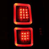 ANZO LED Black 13-17 Dodge Ram 1500/2500/3500 LED Taillights Black - 311273
