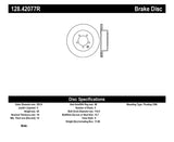 StopTech 03-04 Infiniti G35 / 03-05 G35X / 03-05 Nissan 350Z Cross Drilled Right Rear Rotor - 128.42077R