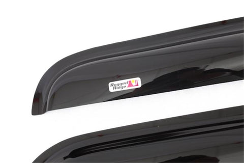 Rugged Ridge Window Rain Deflectors 07-18 Jeep Wrangler JK - 11351.11