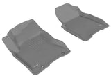 3D MAXpider 2008-2013 Nissan Rogue Kagu 1st Row Floormat - Gray - L1NS02911501