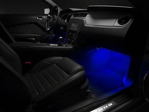 Raxiom 05-14 Ford Mustang LED Footwell Lighting Kit- Blue - 397668