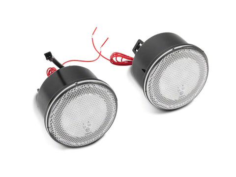 Raxiom 07-18 Jeep Wrangler JK Axial Series LED Turn Signals w/ Halo- Clear - J127016