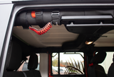 Fishbone Offroad Paracord Grab Handles w/Three Straps Red - FB55280
