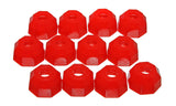 Energy Suspension Tie Rod End Boot Oct-Box Of 12 - Red - 9.13108R
