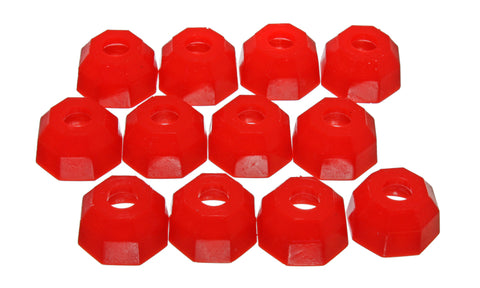 Energy Suspension Tie Rod End Boot Oct-Box Of 12 - Red - 9.13108R