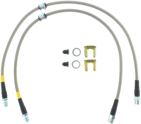 StopTech 07-12 BMW X5 / 09-12 X6 SS Front Brake Lines - 950.34025