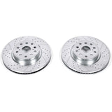 Power Stop 07-17 Lexus LS460 Front Evolution Drilled & Slotted Rotors - Pair - JBR1304XPR