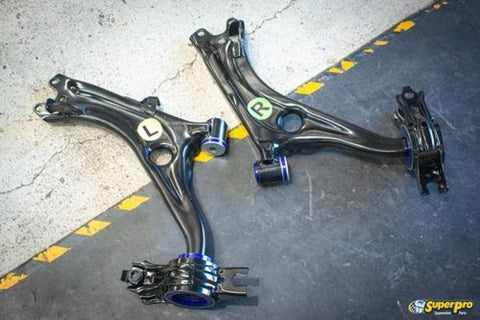 SuperPro 2016 Honda Civic EX Front Lower Control Arm Set w/ Bushings - TRC1030