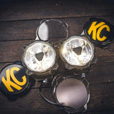 KC HiLiTES Gravity Titan LED 6in. - Pair Pack (Wide-40 Beam) - 91403