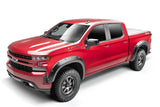 Bushwacker 19-23 Chevrolet Silverado 1500 (Excl. ZR2) Pocket Style Fender Flares 4pc - Smooth Black - 40992-02