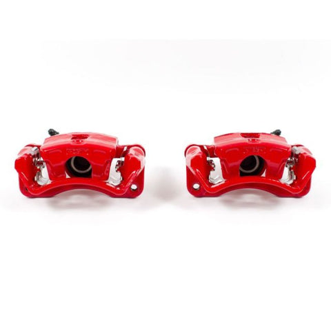 Power Stop 95-05 Chrysler Sebring Rear Red Calipers w/Brackets - Pair - S1692