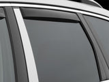WeatherTech 11+ Volkswagen Touareg Rear Side Window Deflectors - Dark Smoke - 81578