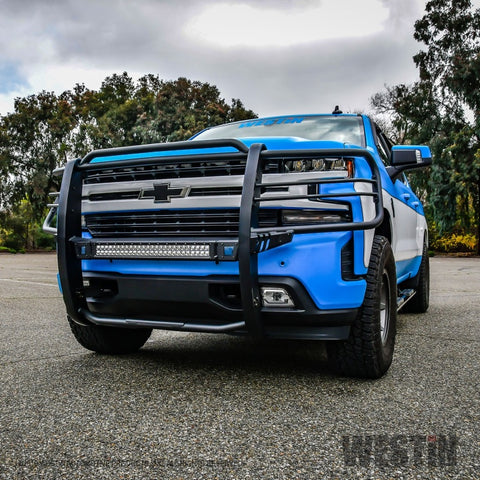 Westin 19-21 Chevy 1500 Sportsman X Grille Guard - Textured Black (Excl. 2019 Silverado LD) - 40-33955
