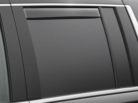 WeatherTech 18-22 Toyota Camry Rear Side Window Deflectors - Dark Smoke - 81882