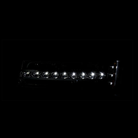 ANZO 2003-2006 Chevrolet Silverado 1500 LED Parking Lights Black w/ Amber Reflector - 511067