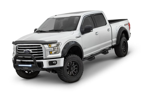 Lund 09-14 Ford F-150 (Excl Raptor) RX-Rivet Style Smooth Elite Series Fender Flares - Black (4 Pc.) - RX312S