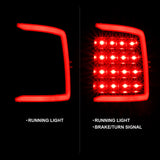 ANZO 2009-2018 Dodge Ram 1500 LED Taillight Plank Style Black w/Clear Lens - 311318