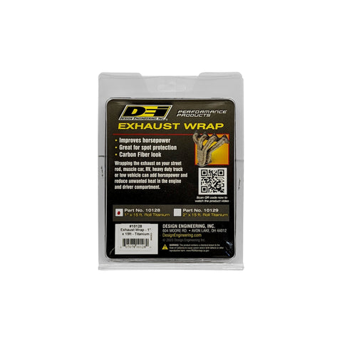 DEI Exhaust Wrap 1in x 15ft - Titanium - 10128