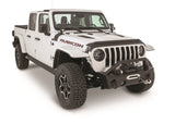 AVS 2018-2019 Jeep Wrangler (JL) Aeroskin Low Profile Hood Shield w/ Lights - Black - 753156