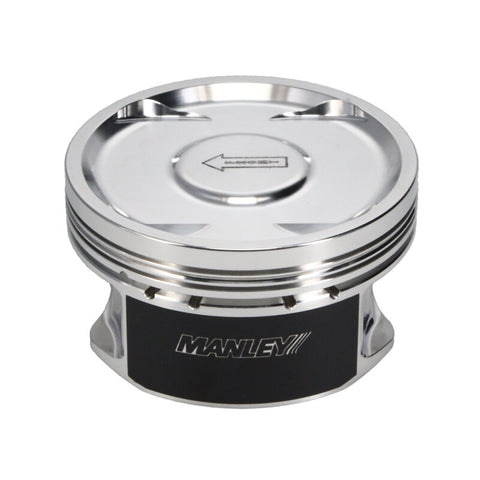 Manley 04+ Subaru WRX STi (EJ257) 75mm DE-STROKED 99.75mm +.25mm Bore 8.5:1 Dish Piston Set w/ Rings - 621002C-4