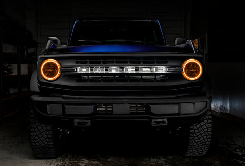 Oracle 2021 Ford Bronco Base Headlight LED Halo Kit - ColorSHIFT - w/ 2.0 Controller - 1470-333