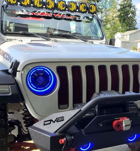 Oracle Oculus Bi-LED Projector Headlights for Jeep JL/Gladiator JT - w/ BC1 Controller - 5839-335