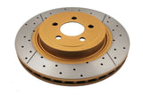 DBA 09-20 Dodge Challenger Front Drilled & Slotted Street Series Rotor - DBA2438X