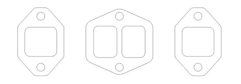 Cometic Oldsmobile 371 Gen-1 Rocket V8 .059in CFM Exhaust Manifold Gasket Kit J-2 Golden Rocket - C5131-059