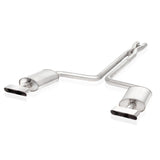 Stainless Works 1992-96 LT1/LT4 Corvette 2-1/2in Exhaust System X-Pipe Turbo S-Tube Mufflers Tips - C49296EXHLMF