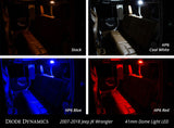 Diode Dynamics Wrangler JK 4dr Interior Kit Stage 2 - Blue - DD0366
