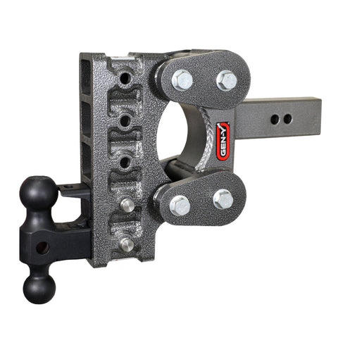 Gen-Y The Boss Torsion-Flex 2.5in Shank 7.5in Drop 16K Hitch w/GH-051 Dual-Ball/GH-032 Pintle Lock - GH-1125