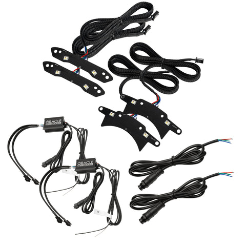 Oracle 15-21 Dodge Challenger RGB+W Headlight DRL Upgrade Kit - ColorSHIFT+W - 1329-339