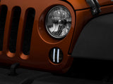 Raxiom 07-18 Jeep Wrangler JK Axial Series LED Front Turn Signals (Smoked) - J119943