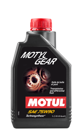 Motul 1L Transmision MOTYLGEAR 75W90 - Technosynthese - API GL-5 / MIL-L-2105D - 109055