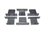 Lund 99-16 Ford F-250 Std. Cab (54in) EZ Running Board Mounting Bracket Kit - Brite - 300010