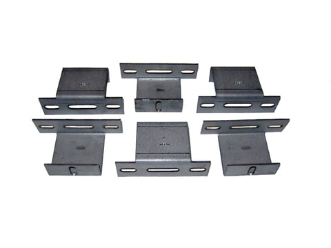 Lund 99-16 Ford F-250 Std. Cab (54in) EZ Running Board Mounting Bracket Kit - Brite - 300010