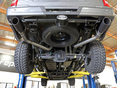 aFe Vulcan 3in 304 SS Cat-Back Exhaust 2021 Ford F-150 V6 2.7L/3.5L (tt)/V8 5.0L w/ Polished Tips - 49-33127-P