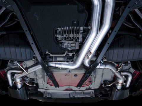 AWE Tuning 21-23 Audi C8 RS6/RS7 SwitchPath Cat-back Exhaust - Diamond Black Tips - 3025-33776