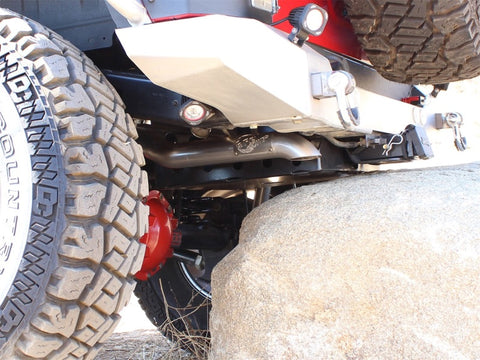 aFe Scorpion Exhaust System, Cat Back Aluminized Hi-Tuck 07-14 Jeep Wrangler JK Unlimited V6 3.6/3.8 - 49-08040