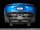 AWE Tuning Porsche 981 Performance Exhaust System - w/Chrome Silver Tips - 3010-32020