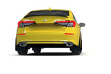 Rally Armor 22-26 Honda Civic/Civic Si/Sport Black UR Mud Flap w/White Logo - MF90-UR-BLK/WH