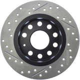 StopTech 11-17 Volkswagen Jetta /Golf / Golf GTI Slotted & Drilled Rear Left Rotor - 127.33135L