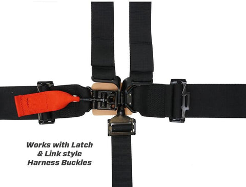 PRP Adjustable Crotch Belt for Latch and Link Harness - 5th Point Only - Black - SBCR-ADJ