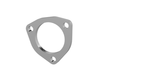 QTP 2.5in Weld-On QTEC 3 Bolt Flange - 10250F