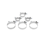 Mishimoto Subaru 02-07 WRX/04-07 STi Top-Mount Intercooler Kit - Silver/Black Hoses - Not For iRHD - MMTMIC-WRX-01SLBK