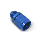 Russell Performance -8 AN Female to -6 AN to Male B-Nut Reducer (Blue) - 660020
