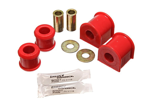 Energy Suspension 07-11 Jeep Wrangler 17mm Rear Sway Bar Bushings Set - Red - 2.5114R