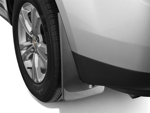 WeatherTech 2021+ Chevy Suburban Rear No Drill Mudflaps - Black - 120125