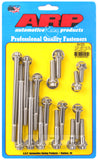 ARP Ford 289-302 SS 12pt Iron Water Pump and Front Cover Bolt Kit - 454-3203