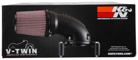 K&N 01-17 Harley-Davidson Softail / Dyna FI Performance Air Intake System Silver - 57-1137S